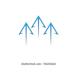 Business Arrow Logo Design template