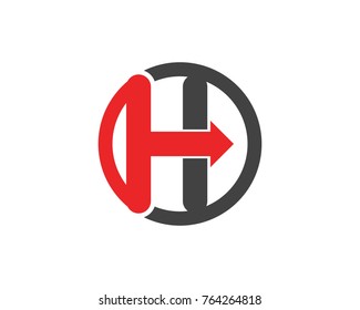 Business arrow logo design template