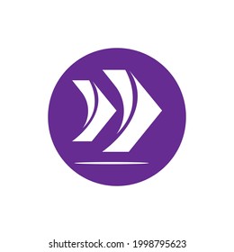 business of arrow logo illustration design 