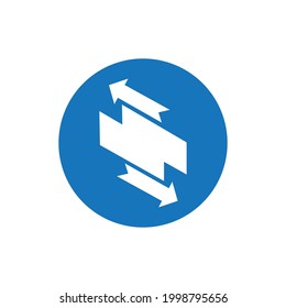 business of arrow logo illustration design 