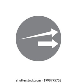 business of arrow logo illustration design 