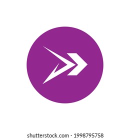 business of arrow logo illustration design 