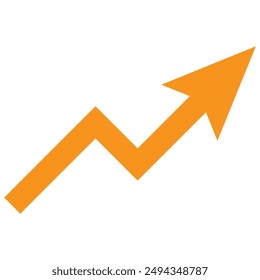 Business arrow sets goals concept for success Financial growth expanded the return on investment.