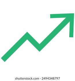Business arrow sets goals concept for success Financial growth expanded the return on investment.