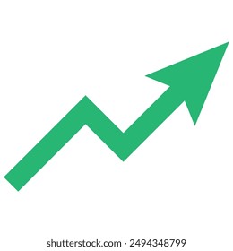 Business arrow sets goals concept for success Financial growth expanded the return on investment.