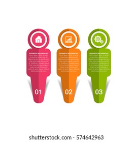 Business Arrows Infographics Template.