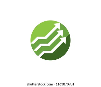 Business arrows logo vector template