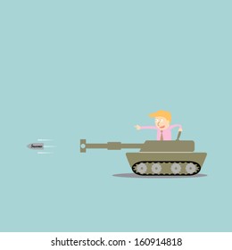 Business artillery fire bullet success