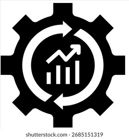 Elemento de ícone para design de automação de negócios