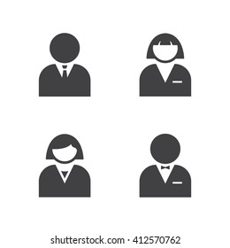 business avatar icons set