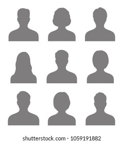 Business avatars , profile icons set