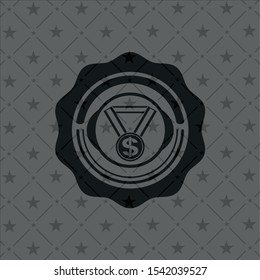 business award icon inside black badge