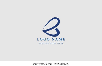 Business B logo design in illustration