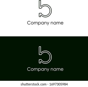 Business B logo design vector