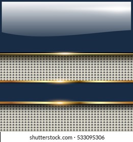 Business background, 3d glossy vector illustration.
