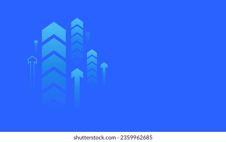 Business background, abstract arrow. Vector illustration