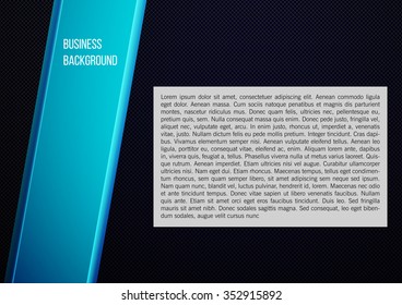 Business Background. Abstract Light Techno Background. Flyer Template. Vector Illustration