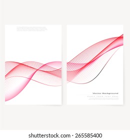 Business background, blank with transparent strip, waves