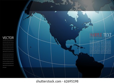 business background blue, vector.