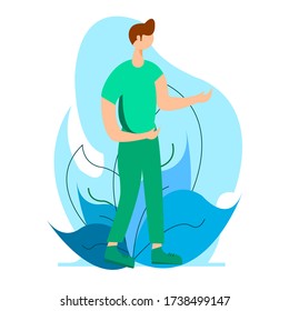 Antecedentes empresariales: se puede utilizar para ilustrar la gestión del tiempo, la organización de tareas o la planificación de una reunión o la formación de equipos. Ilustración del vector