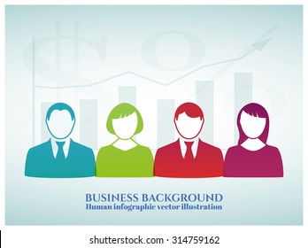 Business background - can be used to illustrate time management, the distribution of career, task organization or planning a meeting or teambuilding and pattern your design