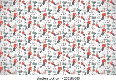 Business background design. and idea plan vector
