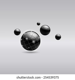 Business background design from sphere
