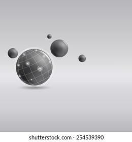 Business background design from sphere