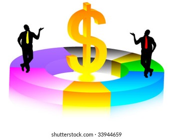 business background dollar