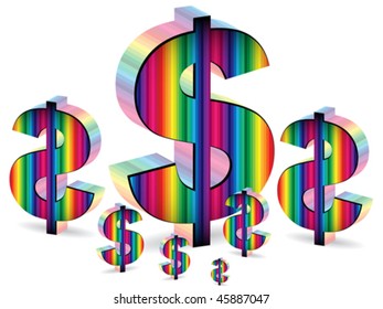 Antecedentes comerciales con dólares
