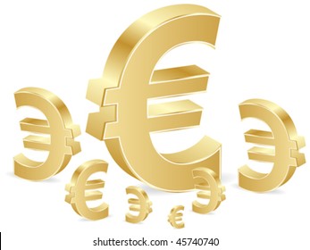 Business background with euro