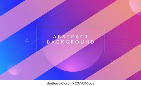 Antecedentes empresariales. Diseño Resumen plano. Cartel del arco iris morado. Concepto de tecnología. Plantilla de espectro de curvas. Página Geometría. Página de aterrizaje de papel. Fondo de negocios azul
