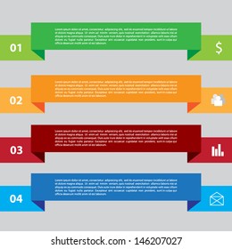 Business background. Flat-design template. Can be used for infographic. EPS10 vector