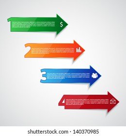 Business background. Infographic template. EPS10 vector