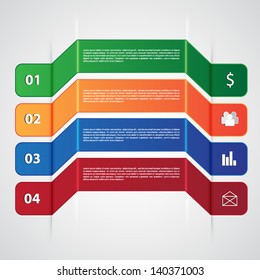 Business background. Infographic template. EPS10 vector