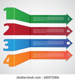 Business background. Infographic template. EPS10 vector
