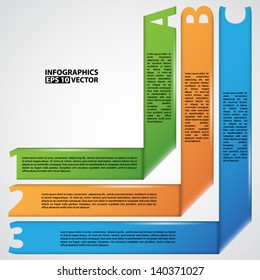 Business background. Infographic template. EPS10 vector