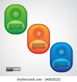 Business background. Infographic template. EPS10 vector