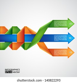 Business background. Infographic template. EPS10 vector
