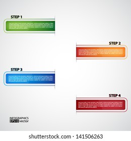 Business background. Infographic template. EPS10 vector