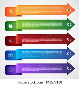 Business background. Infographic template. EPS10 vector