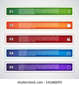 Business background. Infographic template. EPS10 vector