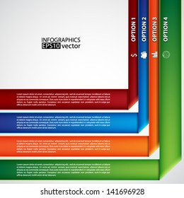 Business background. Infographic template. EPS10 vector
