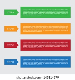 Business background. Infographic template. Flat-design template. EPS10 vector