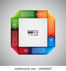 Business background. Infographic template. Modern design template. EPS10 vector