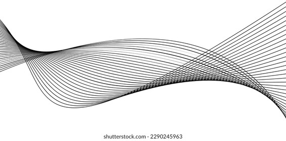 diseño de banda abstracta de líneas de fondo de negocio. líneas mínimas abstractas de fondo tecnológico futurista. patrón de rayas sin costura. Fondo vectorial. diseño de líneas diagonales