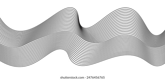 líneas de fondo de negocio. Ilustración vectorial
