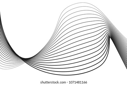 business background lines wave abstract flowing stripe and curves design