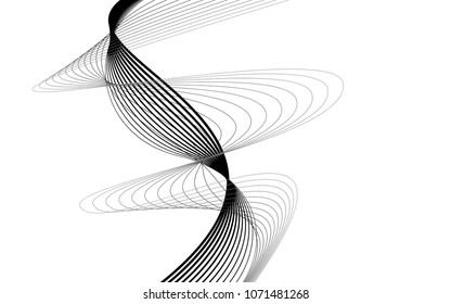 Líneas de fondo de negocios Onda abstracta que fluye Diseño de rayas y curvas
