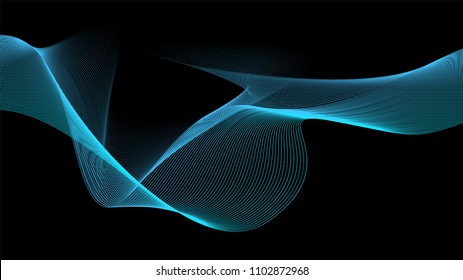 business background lines wave abstract flowing stripe and curves design